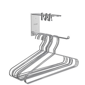 Mua Giá treo móc kẹp phơi quần áo gắn tường inox 304 Hobby home decor GPM1