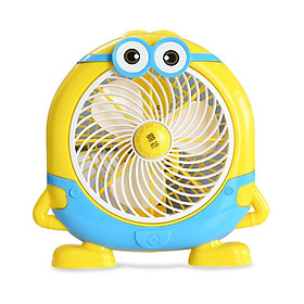 Mua Quạt điện mini 3 cánh để bàn Minion cao cấp tặng kèm 2 gương mini