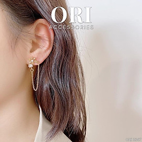Bông tai nữ dáng thả Fiora độc đáo thời trang ORI ACCESSORIES B367