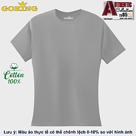 Siêu giảm giá. Áo phông trơn GOKING form ôm đẹp cho nữ, chất liệu thun 100% cotton siêu thoáng mát. Áo phông nữ hàng hiệu cao cấp.