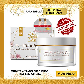 Muối tắm trắng thảo dược Asa-Zakura
