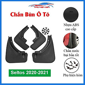 Bộ 4 chắn bùn chuẩn cho xe Seltos 2020-2021 kèm bộ ốc