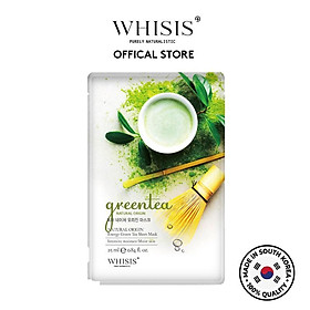 Mặt nạ trà xanh Whisis Nature Origin Energy Green tea Sheet Maskngừa mụn, giảm kích ứng da