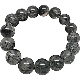 Vòng Đá Thạch Anh Tóc Đen Ngọc Quý Gemstones TA042 (13mm)