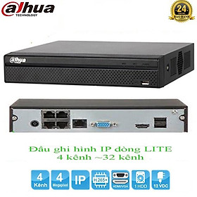 Mua Đầu ghi hình ip Dahua 4-32 kênh NVR1104 và NVR2108 NVR2116  NVR4232. Hỗ trợ P2P.hình ảnh H.265+/H.264 với hai luồng - Hàng Chính Hãng