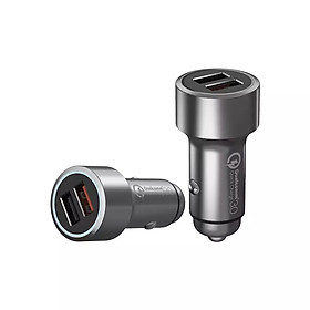 Tẩu sạc nhanh Xe Hơi USB 3.0 Có Đèn LED Xiaomi 70Mai - Hàng Nhập Khẩu