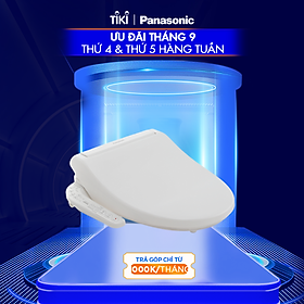 Nắp bồn cầu điện tử thông minh Panasonic DL-EH10VG-W Kháng Khuẩn và Tiết kiệm điện 