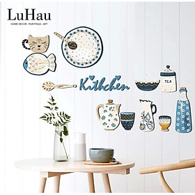 Mua Tranh gỗ decor dán tường Luhau Kitchen trang trí phòng ăn  phòng bếp  bàn ăn hiện đại  tranh treo tường nhà hàng  cafe