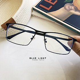 Kính Giả Cận, Gọng Kính Cận Nam Nữ Mắt Vuông Thanh Lịch Không Độ Hàn Quốc - BLUE LIGHT SHOP