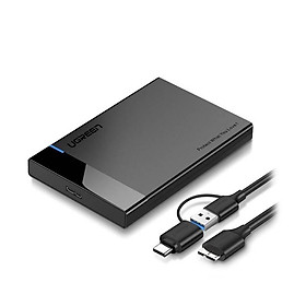 USB 3.0 5Gbps ra 2.5inch SATA hộp đựng ổ cứng Ugreen 60734 US221 Hàng Chính Hãng