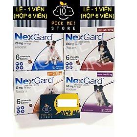 Nexgard - Viên Nhai Phòng Và Diệt Ve Rận, Bọ Chét, Ghẻ Demodex Dành Cho Chó (1 Viên)