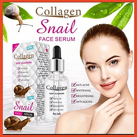 Collagen Serum Mặt Ốc Sên Dưỡng Ẩm Làm Trắng Làm Sáng Dưỡng Ẩm Phục Hồi Săn Chắc Kiểm Soát Dầu Thu Nhỏ Lỗ Chân Lông…
