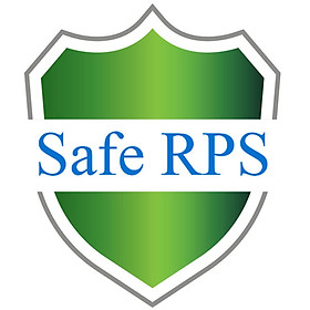 1 Móc treo khóa mica hình khiên chính hãng Safe RPS