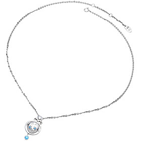 Dây Cổ Bạc Đính Đá Disney|PNJ Cinderella ZTXMW000005