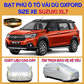 Bạt trùm xe ô tô Suzuki Xl7 vải dù oxford cao cấp , áo bạt phủ trùm che kín che nắng, che mưa