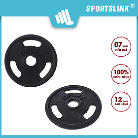 Bộ 2 Tạ Miếng Gang Sportslink TMG1:2 (1kg) - Đen