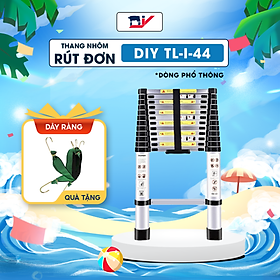 Thang nhôm rút đơn DIY TL-I-44 - Hàng chính hãng - Tiêu chuẩn EN131