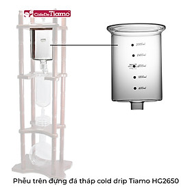 Bình phễu trên đựng đá của tháp cold drip Tiamo HG2650