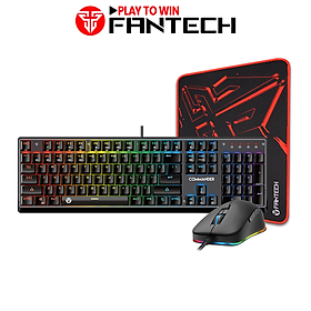 Combo FANTECH Fullset Phím Cơ + Chuột RGB MVP862 Commander + Lót Chuột MP25/MP80/MP292/MP902 - CBO MVP862 + MP - MVP862+MP25 - FANTECH Official Sto