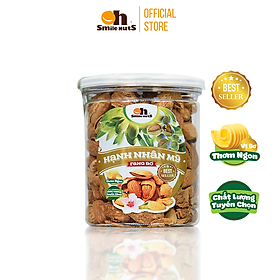 Hạt Hạnh Nhân Mỹ Rang Bơ Smile Nuts (215g - 350g) | 100% nhập khẩu từ Mỹ, thơm ngon, giòn béo