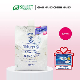 Sữa tắm dưỡng ẩm và làm sáng da S Select Nhật Bản ( gói refill 1000ml)