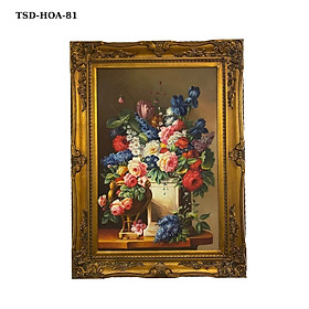 Mua Tranh sơn dầu họa tiết Hoa Mẫu Đơn TSD-HOA-81
