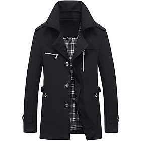 Men's Korean Long Coat Casual Spring And Autumn Lapel Youth Thin Jacket