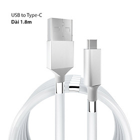Dây cáp sạc chống rối, tự động thu gọn cho Iphone, Type C, Micro USB, có nam châm - Màu ngẫu nhiên