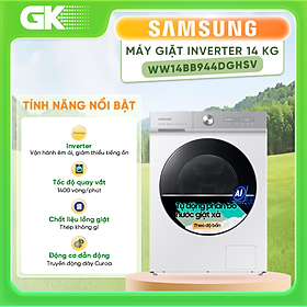 Máy giặt Samsung Inverter 14 kg WW14BB944DGHSV - Hàng chính hãng