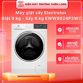 Máy giặt sấy Electrolux UltimateCare 300 Inverter giặt 9 kg - sấy 6 kg EWW9024P3WC - HÀNG CHÍNH HÃNG - CHỈ GIAO HCM