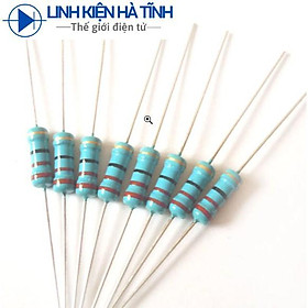 Mua Combo 50 điện trở Trở 22R 1/2W 22ohm 1/2W năm vòng màu sai số 1%