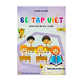Sách - Bé tập tô - tập 2 ( dành cho trẻ từ 5 - 6 tuổi )