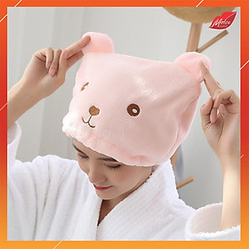 Mua Khăn trùm đầu làm khô tóc  Siêu thấm hút  Chất liệu Cotton  Mềm mại thẩm mỹ
