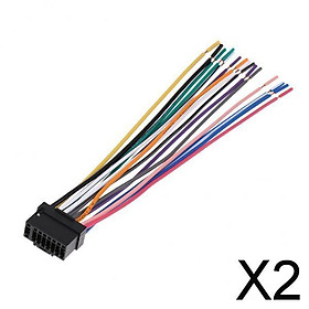 2x16 Pin Car Radio Stereo Speaker Wiring Harness Connector for CDA 9887