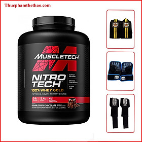 Sữa tăng cơ NITRO -TECH 100% WHEY GOLD Hộp 5,5lbs 2.3kg - Hàng Chính Hãng