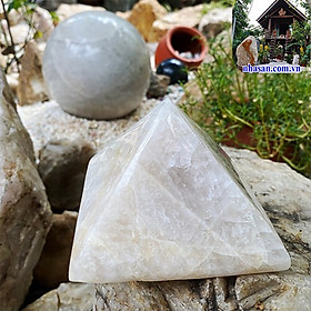 Mua Kim tự tháp thạch anh hồng - Vật phẩm phong thủy đặt bàn làm việc mang đến năng lượng tích cực