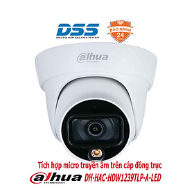 Mua Camera dome 2MP FullColor có mic DAHUA DH-HAC-HDW1239TLP-A-LED hàng chính hãng DSS Việt Nam