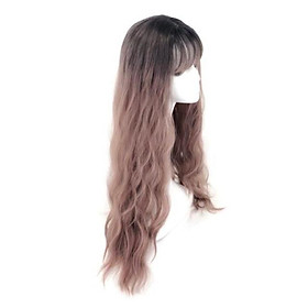 Tóc giả cao cấp️ tóc nhuộm chân- tặng lưới chùm tóc- hình thật