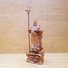 Tượng quan công tượng quan vân trường gỗ bách xanh