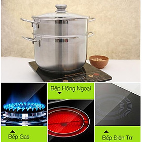 Mua Bộ xửng hấp 26 cm vung kính