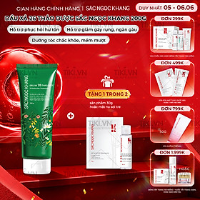 Dầu Xả 26 Thảo Dược Sắc Ngọc Khang - Hỗ Trợ Làm Sạch Sâu, Giảm Gãy Rụng, Phục Hồi Hư Tổn, Nuôi Dưỡng Mái Tóc Chắc Khỏe Bồng Bềnh