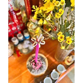 Com Bo 2 Túi ( 18 Cây ) Nhang Nở Hoa 5 Cánh Cao Cấp Hương Thơm Thanh Khiết Mang May Mắn Tài Lộc