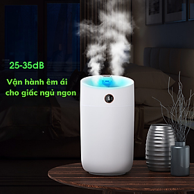 Mua (BH 12 tháng) Máy phun sương Humidifier X12 - Dung tích 3 Lít chế độ kép phun sương - Màn hình LED hiển thị độ ẩm