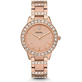 Fossil Women's Jesse Stainless Steel Glitz Dress Quartz Watch