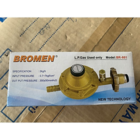 Mua Van Điều Áp Gas Cao Cấp Ngắt Tự động Bromen sử dụng LPG