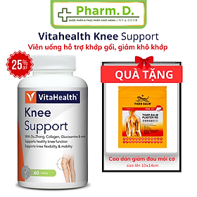 Viên Uống Hỗ Trợ Khớp Gối VITAHEALTH Knee Support Tái Tạo Xương Khớp Sụn Khớp (60 Viên)