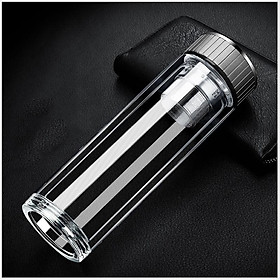 Mua BÌNH GIỮ NHIỆT BẰNG THỦY TINH 2 LỚP 1 ĐẦU KÈM BỘ LỌC PHA TRÀ PHA CÀ PHÊ BẰNG INOX CAO CẤP