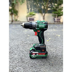THÂN MÁY KHOAN PIN 3 CHỨC NĂNG 13MM 90NM CÓ CHỨC NĂNG TẠO XUNG DEKTON M21-ID1390XCP MÀU OLIU - HÀNG CHÍNH HÃNG
