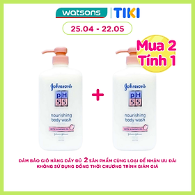 Sữa Tắm Johnson's PH 5.5 Hạnh Nhân 750ml