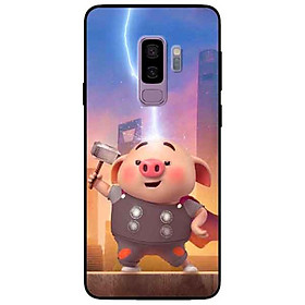 Ốp lưng in cho Samsung S9 Plus Mẫu Heo Tho